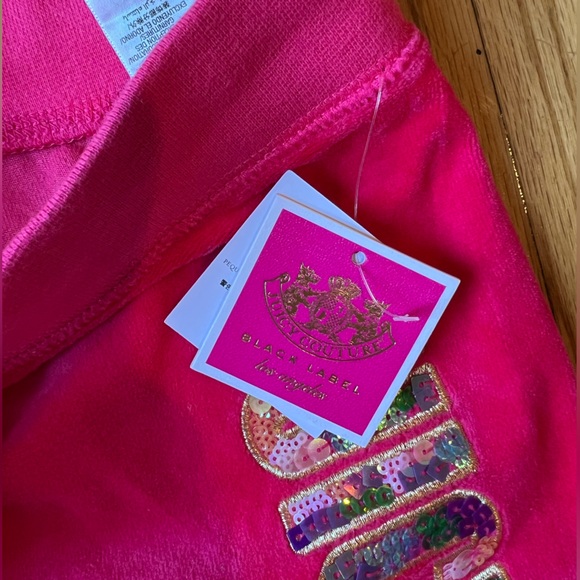 Girls juicy couture hot pink sweatpants! Brand new - Picture 2 of 3
